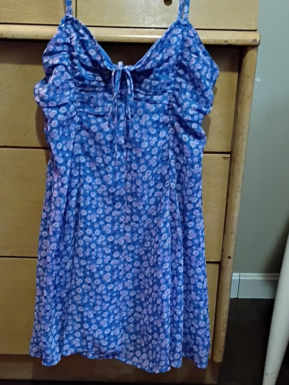 Blue Floral Sundress for Girls - Sleeveless Summer Dress